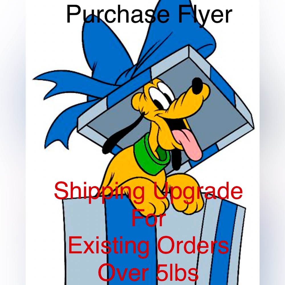 📦📦EXTRA SHIPPING LABEL FLYER 📦📦
$4.00 for Orders/Bundles over 5lbs